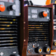 Side view of an inverter welding machine