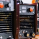 Side view of an inverter welding machine