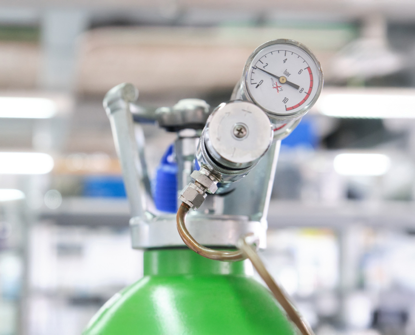 Green Gas Cylinder